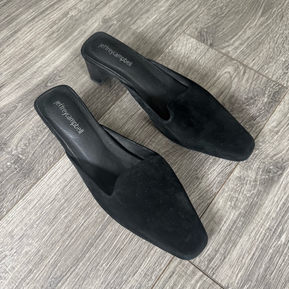 Jeffrey Campbell Black Mules